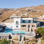 Infinium One, Sunset Views 10' From Mykonos Town! Vila *