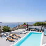 Infinium One, Sunset Views 10' From Mykonos Town! Vila *