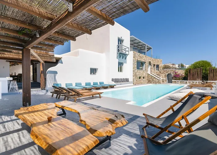 Infinium One, Sunset Views 10' From Mykonos Town! Villa