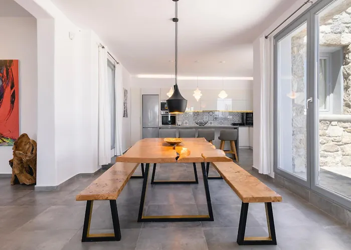 Infinium One, Sunset Views 10' From Mykonos Town! Villa *