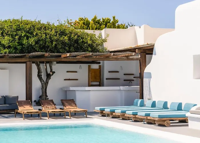 Infinium One, Sunset Views 10' From Mykonos Town! Villa