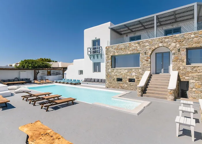 Infinium One, Sunset Views 10' From Mykonos Town! 빌라