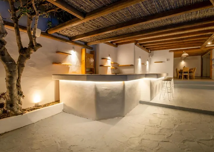 빌라 Infinium One, Sunset Views 10' From Mykonos Town!