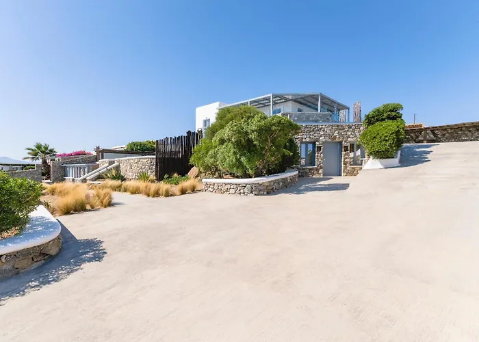 Infinium One, Sunset Views 10' From Mykonos Town! Вилла *