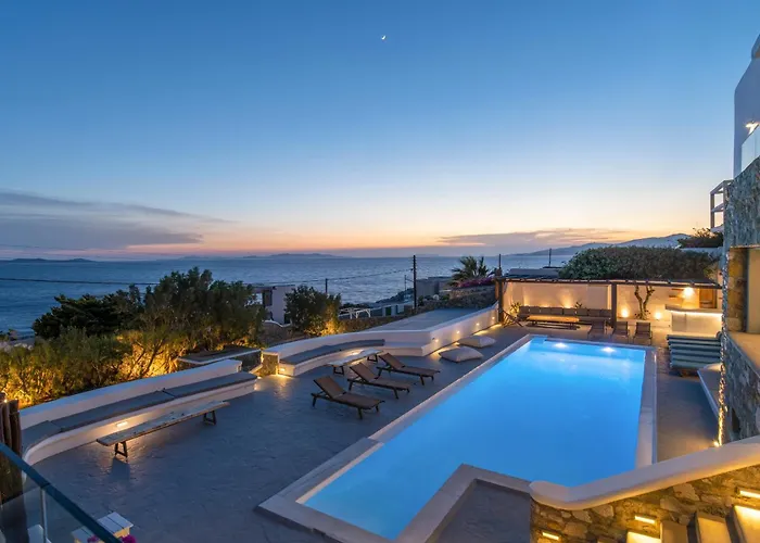 Infinium One, Sunset Views 10' From Mykonos Town! * Агиос-Стефанос