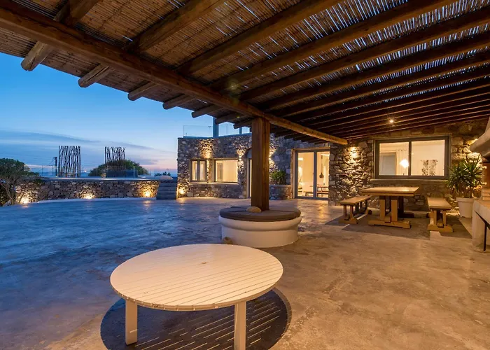 Infinium One, Sunset Views 10' From Mykonos Town! Вилла Агиос-Стефанос