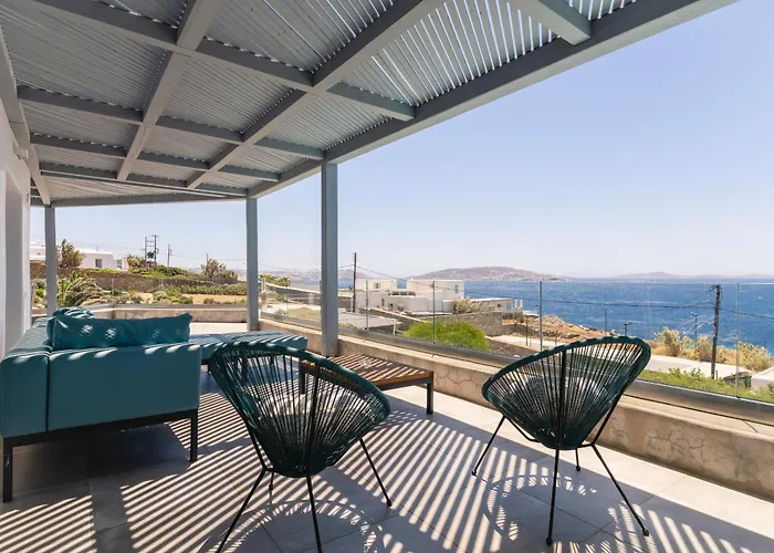 Вилла Infinium One, Sunset Views 10' From Mykonos Town! Агиос-Стефанос