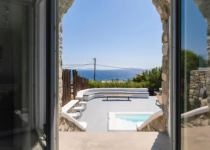 Infinium One, Sunset Views 10' From Mykonos Town! Агиос-Стефанос