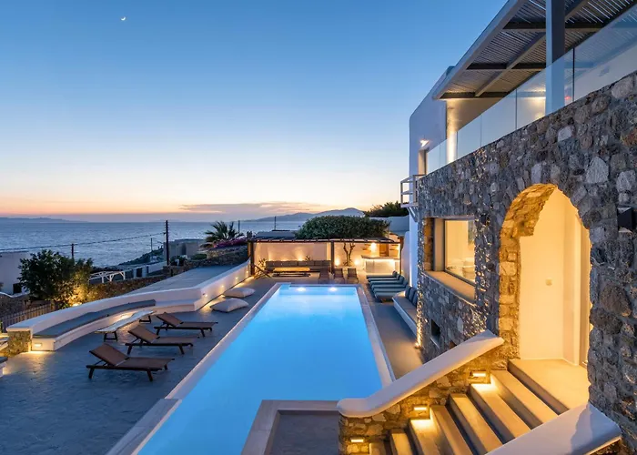 Villa Infinium One, Sunset Views 10' From Mykonos Town! *