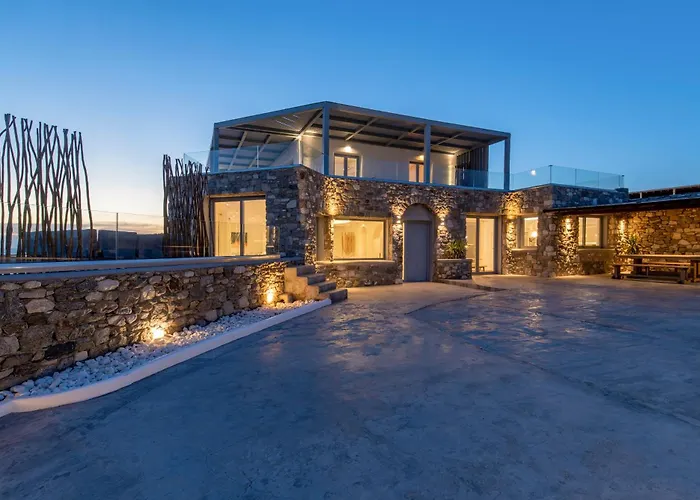 Infinium One, Sunset Views 10' From Mykonos Town! Villa Ájosz Sztéfanosz