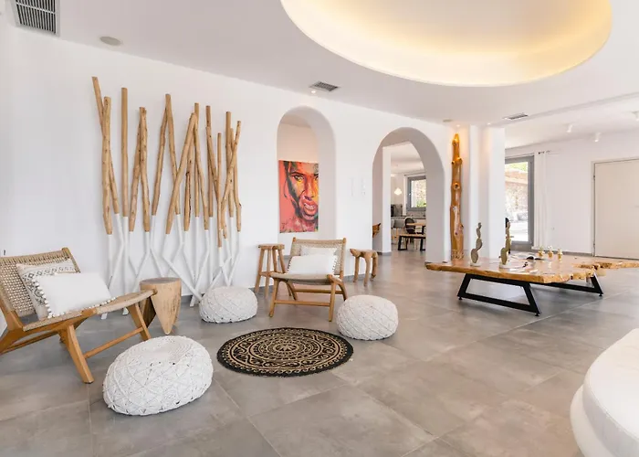 Вилла Infinium One, Sunset Views 10' From Mykonos Town! *