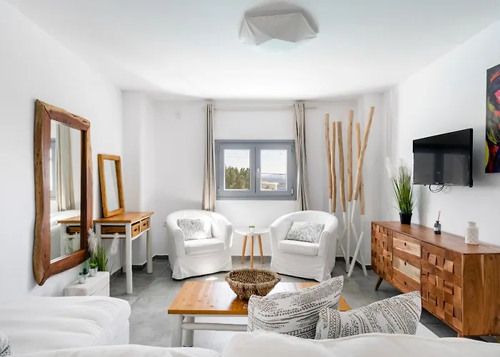 Infinium One, Sunset Views 10' From Mykonos Town! Вилла