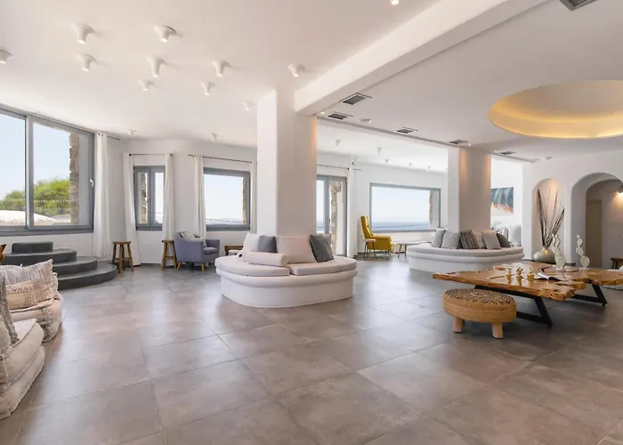 Вилла Infinium One, Sunset Views 10' From Mykonos Town! *