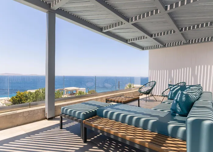 Infinium One, Sunset Views 10' From Mykonos Town! Villa
